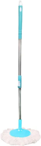 Image of Pranays Kleanup Economy Spin Mop-Rod Stick, Mop Head And 1 Microfiber Refill
