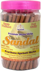 prarthana Sandal Dhoop Sticks Charcoal 