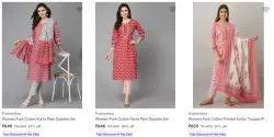 Prathmikta Womens Kurta Set Upto 87% Discount
