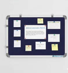 Pravyon 2x3 Feet Premium Notice Board / Pin Board, Wall Mount Display Board Notice Board (60 cm x 90 cm)