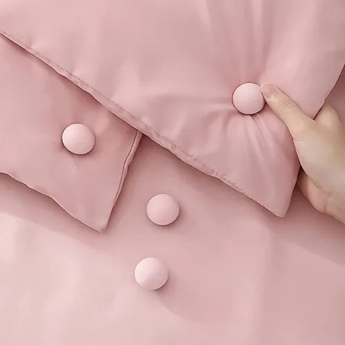 Image of PRAYAS Duvet Clips, Duvet Cover Clips, Sheet Button Fasteners, Mushroom Quilt Fixing Pins, Anti-Slip Bed Sheet Holders, 
