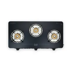 Preethi Alya Three Burner Glass Stove