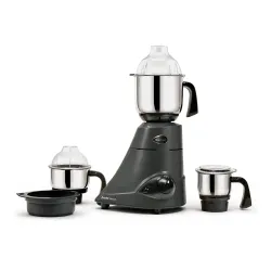 Preethi Blue Leaf Diamond Mixer Grinder, 750 Watt 3 Jars + Flexi Lid, Black