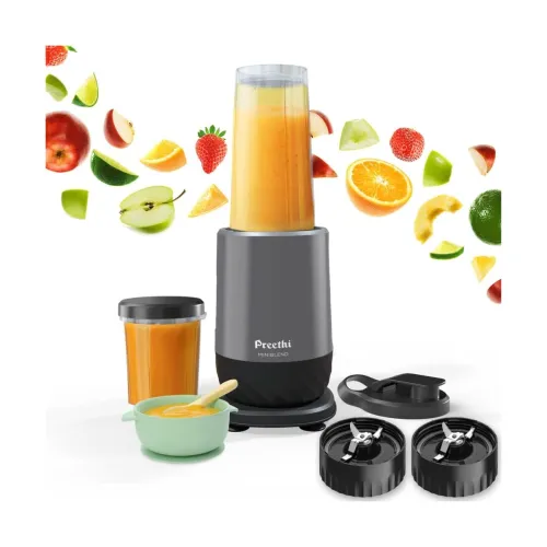 Image of Preethi MiniBlend, Blender Mixer Grinder, 2 Jars