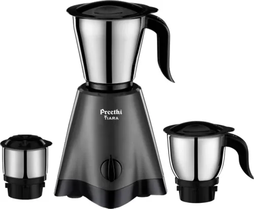 Image of Preethi Tiara 500 W Juicer Mixer Grinder 3 Jars