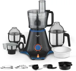 Preethi Zion 750W Juicer Mixer Grinder, 4 Jars (Black)