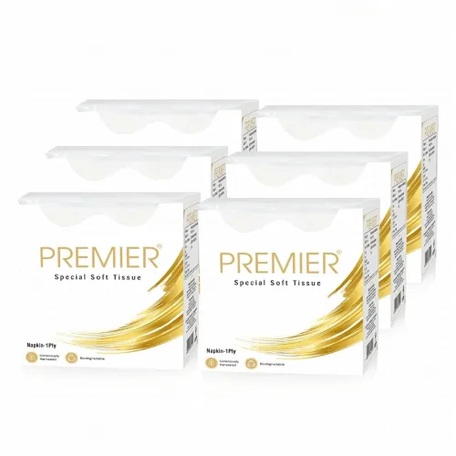 Image of Premier 1-Ply Tissue Napkins 540 Sheets