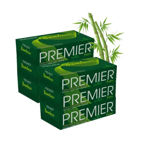 Image of Premier Bamboo Super Soft 2-ply Car Tissue Box