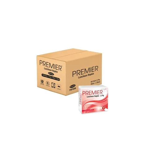 Image of Premier Luncheon Wholesale Tissue Paper Napkins (4800 Pulls) 50 Pulls x 96 Pack (Bulk Carton)