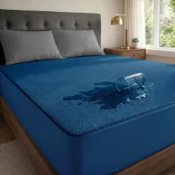 Premium 100% Waterproof Mattress Protector King Size 72x72 Inches