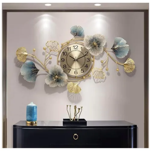 Image of PREMIUM DECOR HUB Analog Metal Wall Clock- For Home Decor This Handcrafted Wall Clock , With Silent Clock No More Tick-T