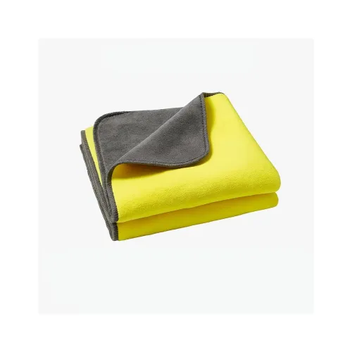 Image of Premium Dual-Sided Microfiber Towels, 900 GSM Extra-Thick 40×40 cm Super-Absorbent Double-Layer Cleaning Cloths, Lint-Fr