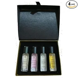Premium Eau De Parfum Gift Box Set, 4 Fragrances Collection, 20ml Each, Areesha Style, Limperatrice, Hawas for Him, Oud