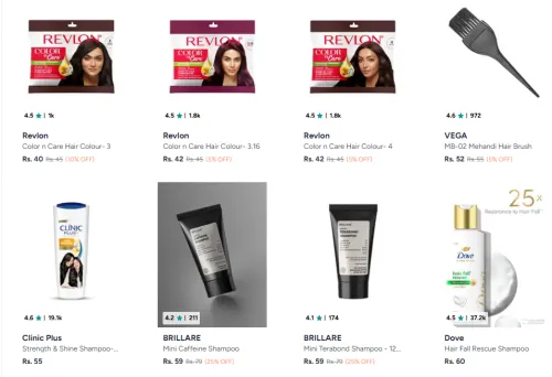 Image of Premium Hair Care Products From ₹40