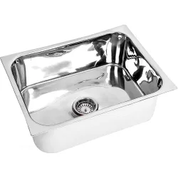Premium Heavy-Duty Stainless Steel Kitchen Sink (18 x 16 x 8 Inch)