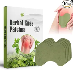 Premium Herbal Knee Pain Relief Patches - 10pcs Arthritis Inflammation Patch Sticker Instant Relief Pain Relief Products