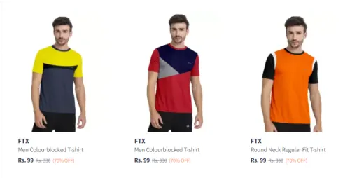 Image of Premium Men's Tshirts From ₹99