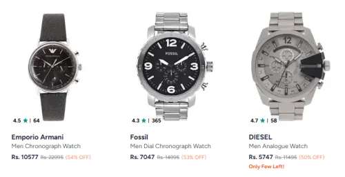 Image of Premium Men Watch Minimum 50% Discount