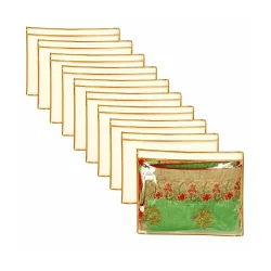 Premium Non-Woven Saree Covers 14x16 Inch (PACK OF 6)