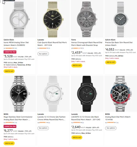 Image of Premium Watch Up to 81% Discount