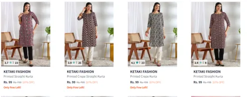 Image of Premium Women's Kurta at ₹99 