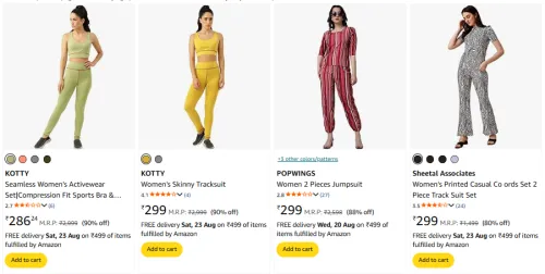 Image of Premium Women's Tracksuits From ₹286