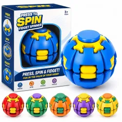 Press to Spin Fidget Ball Spinner Toy
