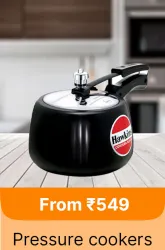 Pressure Cookers starting ₹549 on Flipkart GOAT Sale