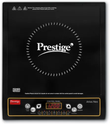 Image of Prestige 1200 W Induction Cooktop Push Button