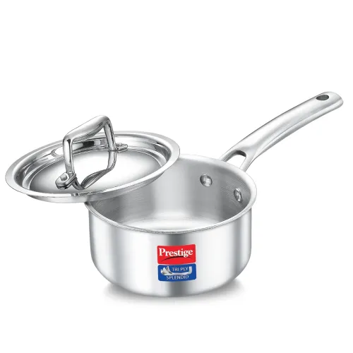 Image of Prestige 14cm Tri-Ply Sauce Pan