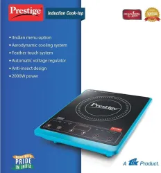 Prestige 2000 W Induction Cooktop Push Button (Blue, 29)