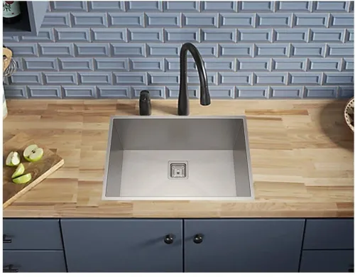 Image of Prestige 304 Stainless Steel Kitchen Sink (Silver)