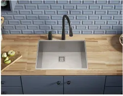 Prestige 304 Stainless Steel Kitchen Sink (Silver)