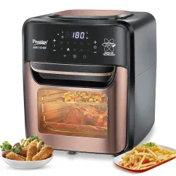 Prestige AirChef 12L Air Fryer Oven | 1800 Watts | 360° Rapid Air Technology | Multi-level Cooking | Rotisserie | 10 Pre
