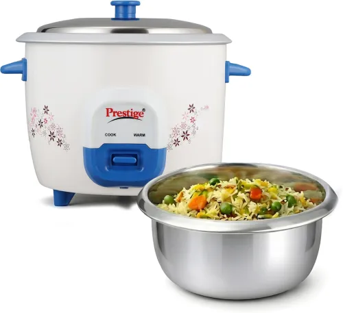 Image of Prestige Atlas Delight Electric Rice Cooker (1 L, Blue)