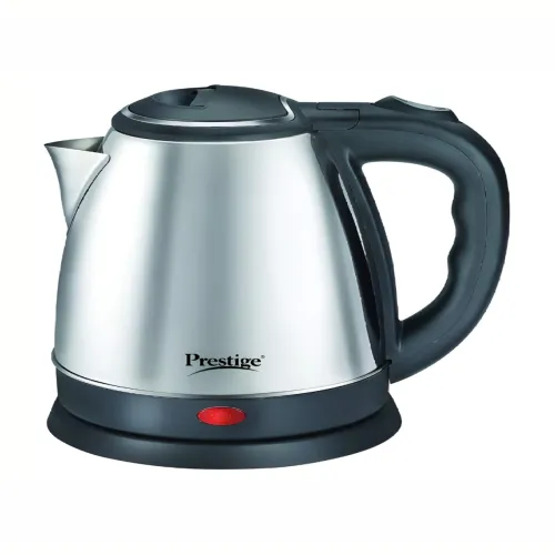 Image of Prestige Black & Silver PKOSS Stainless Steel Electric Kettle-1.5l