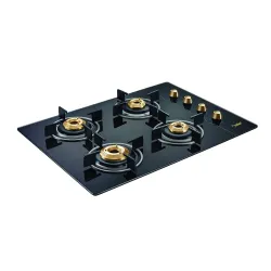 Prestige Euro Glass Top Gas Stove, 4 Burners