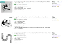 Prestige Faucets satring @ ₹119