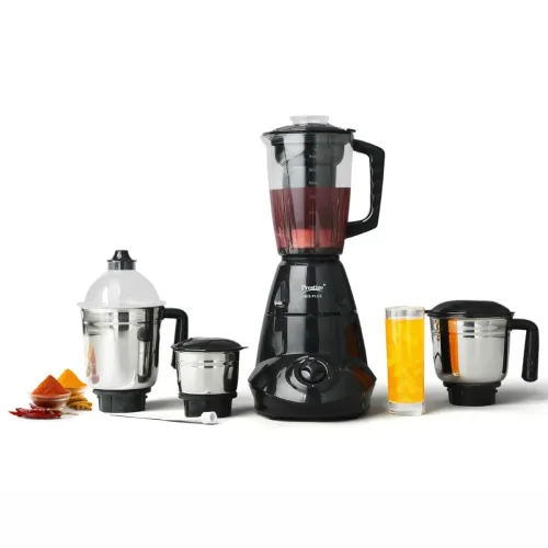 Image of Prestige Iris 750 Watt Mixer Grinder with 4 Jars (3 Stainless Steel + 1 Juicer)