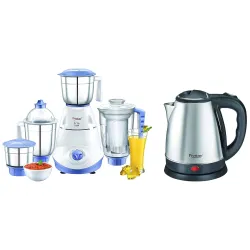 Prestige Iris(750 Watt) Mixer Grinder + Prestige Electric Kettle PKOSS 