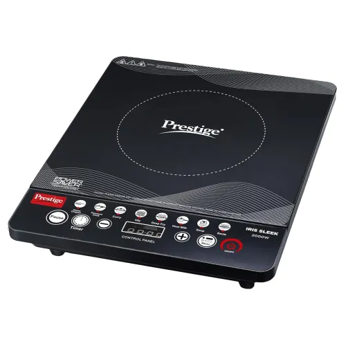 Image of Prestige Iris Sleek 2000 Watts Induction Cooktop-Individual Touch Buttons