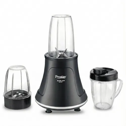 Image of Prestige Nutri-Zen 800 W Juicer Mixer Grinder (800W Motor | 3 Jars | Black)