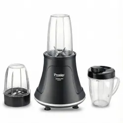 Prestige Nutri-Zen 800 W Juicer Mixer Grinder (800W Motor | 3 Jars | Black)