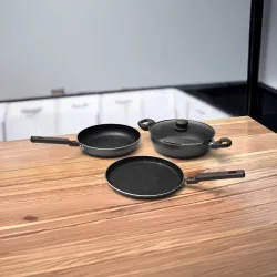 Prestige Omega Festival Pack Non-Stick Coated Cookware Set (SO3)