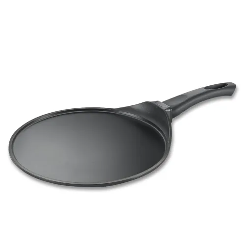 Image of Prestige Omega Die-Cast Plus Aluminium Non-Stick Tawa 27 cm, Black