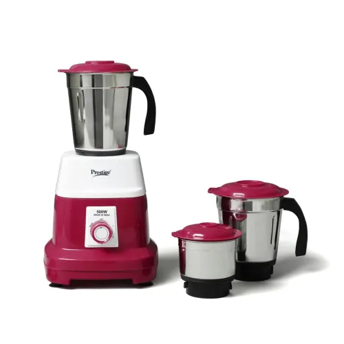 Image of Prestige Orion 500 Watts Mixer Grinder with 3 Stainless Steel Jars 3 Super