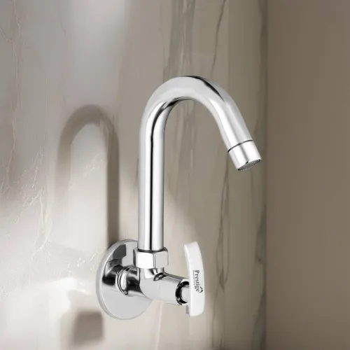 Image of Prestige Passion Chrome Plated Wash Basin Sink Cock Basin Mixer Faucet 