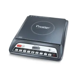 Prestige Pic 20 Neo Induction Cooktop 1600W|Indian Menu Options| Automatic Voltage Regulator| Timer With User Pre-Set, Manual, Black