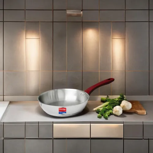 Image of Prestige Platina Popular Fry Pan 22cm diameter 1.9L capacity 