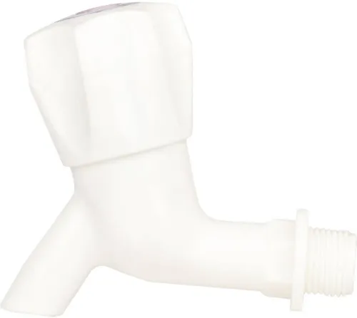 Image of Prestige Polo Bib Cock White Tap 